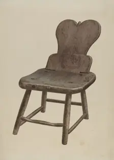 Pa. German Chair, 1935/1942. Creator: Unknown