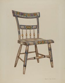 Pa. German Chair, 1937. Creator: Edward L Loper