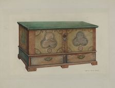 Pa. German Chest, 1935/1942. Creator: Betty Jean Davis