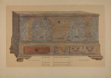 Pa. German Chest, 1935/1942. Creator: Elmer G Anderson