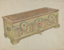 Pa. German Chest, 1935/1942. Creator: Unknown