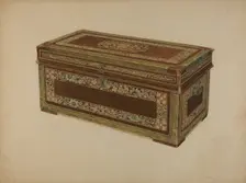 Pa. German Chest, c. 1940. Creator: Samuel Philpot