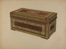 Pa. German Chest, c. 1940. Creator: Samuel Philpot