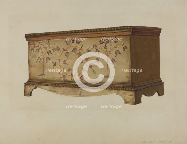 Pa. German Chest, c. 1936. Creator: Malcolm Hackney.