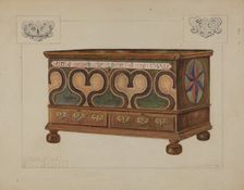 Pa. German Chest, c. 1936. Creator: Edgar L. Pearce