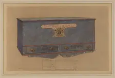 Pa. German Chest, c. 1936. Creator: Elmer G Anderson