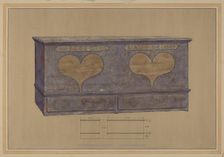 Pa. German Chest, c. 1936. Creator: Elmer G Anderson