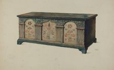 Pa. German Chest, c. 1936. Creator: Frances Lichten