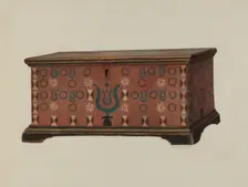 Pa. German Chest, c. 1938. Creator: Austin L. Davison