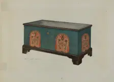 Pa. German Chest, c. 1938. Creator: Betty Jean Davis