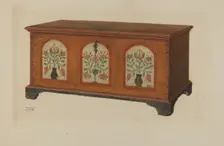Pa. German Chest, c. 1938. Creator: Frances Lichten