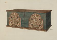 Pa. German Chest, c. 1938. Creator: Frances Lichten