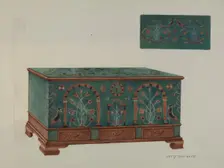 Pa. German Chest, c. 1939. Creator: Betty Jean Davis