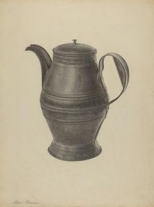 Pa. German Coffee Pot, c. 1938. Creator: Filippo Porreca