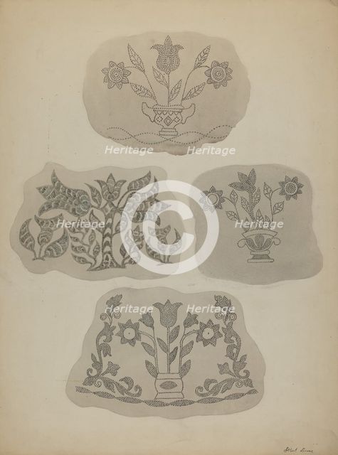 Pa. German Coffee Pot Designs, c. 1937. Creator: Albert J. Levone.