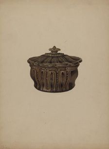 Pa. German Covered Dish, c. 1938. Creator: Alvin Shiren