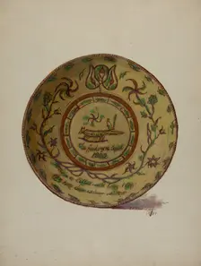 Pa. German Dish, 1937. Creator: Eugene Shellady