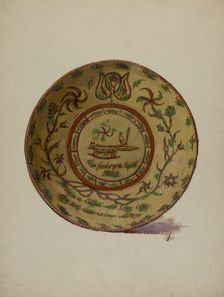 Pa. German Dish, 1937. Creator: Eugene Shellady
