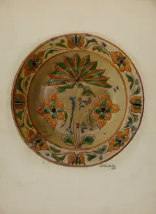 Pa. German Dish, 1938. Creator: Eugene Shellady
