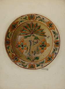 Pa. German Dish, 1938. Creator: Eugene Shellady