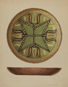 Pa. German Dish, c. 1936. Creator: Jessica Price