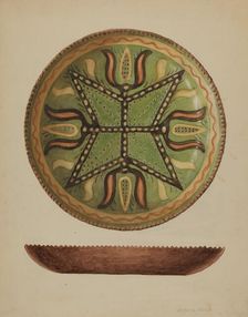 Pa. German Dish, c. 1936. Creator: Jessica Price