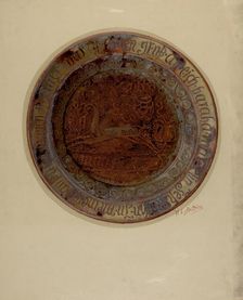 Pa. German Dish, c. 1937. Creator: William L Antrim