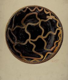 Pa. German Dish, c. 1937. Creator: William L Antrim