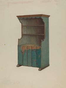 Pa. German Dresser, 1935/1942. Creator: Austin L. Davison