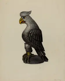 Pa. German Eagle, c. 1940. Creator: Mina Lowry