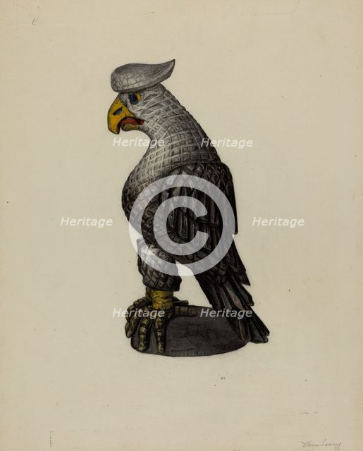 Pa. German Eagle, c. 1940. Creator: Mina Lowry.