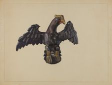 Pa. German Eagle Figure, c. 1936. Creator: Mina Lowry