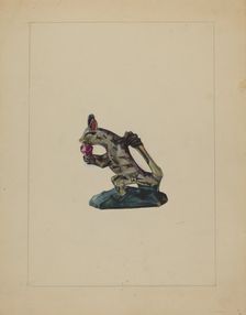 Pa. German Figurine, 1935/1942. Creator: Mina Lowry