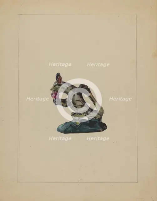 Pa. German Figurine, 1935/1942. Creator: Mina Lowry.