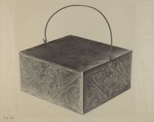 Pa. German Foot Warmer, 1935/1942. Creator: Amelia Tuccio