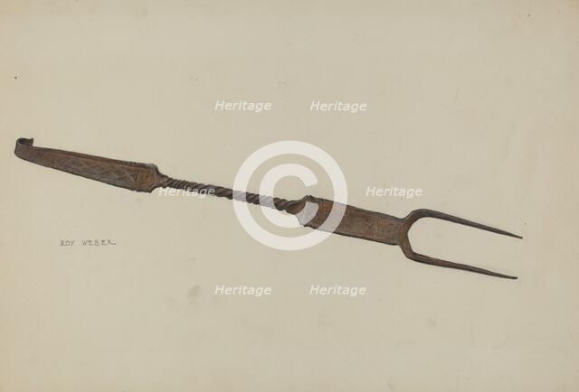 Pa. German Fork, c. 1938. Creator: Roy Weber.