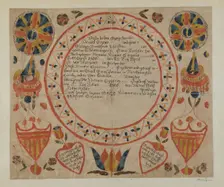 Pa. German Fraktur, 1935/1942. Creator: Albert J. Levone
