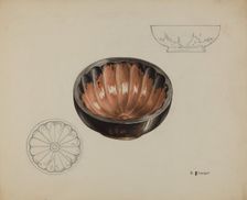 Pa. German Gelatin Mold, c. 1937. Creator: Robert Stewart
