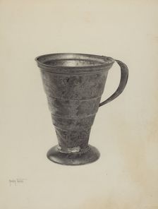 Pa. German Graduated Measure, c. 1939. Creator: Amelia Tuccio