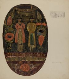 Pa. German Hat Box, c. 1938. Creator: Eugene C. Miller