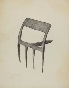 Pa. German Hoe, 1941. Creator: Maurice Van Felix