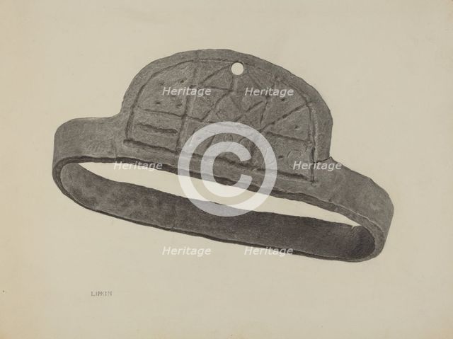 Pa. German Hound's Band from Conestoga Wagon, c. 1939. Creator: Jacob Lipkin.