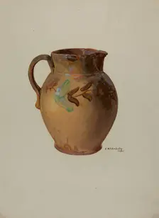 Pa. German Jug, 1936. Creator: Eugene Shellady