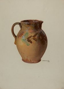 Pa. German Jug, 1936. Creator: Eugene Shellady