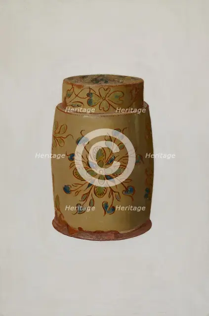 Pa. German Jar, c. 1936. Creator: Eugene Shellady.