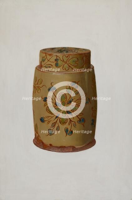 Pa. German Jar, c. 1936. Creator: Eugene Shellady.