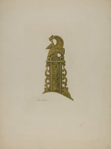 Pa. German Patch Box, 1935/1942. Creator: Albert J. Levone
