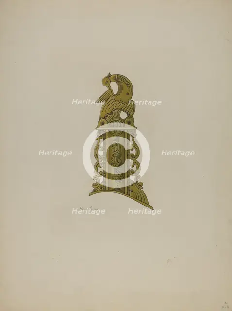Pa. German Patch Box, 1935/1942. Creator: Albert J. Levone.