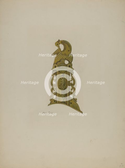 Pa. German Patch Box, 1935/1942. Creator: Albert J. Levone.
