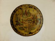 Pa. German Pie Dish, c. 1937. Creator: C.W. Perky